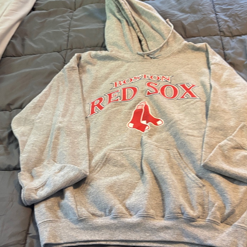 Stitches Gray Hoodie